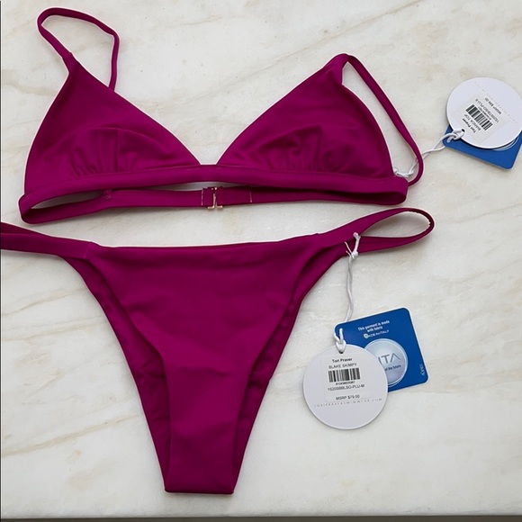 NEW Tori Praver Blake Bikini (top S bottom M)